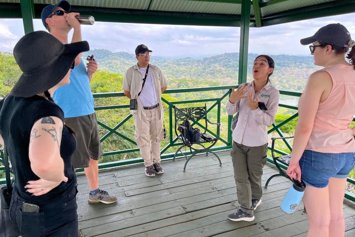 UMassD sustainability class speaks to native Panamanians about sustainable development goals.