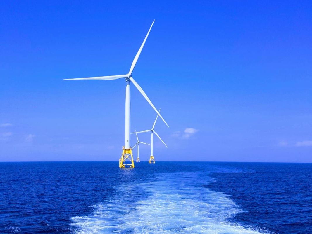 Wind turbines at Block Island Wind RI