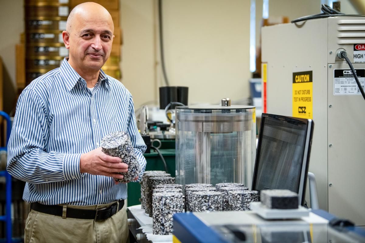 Walaa Mogawer, professor of civil and environmental engineering