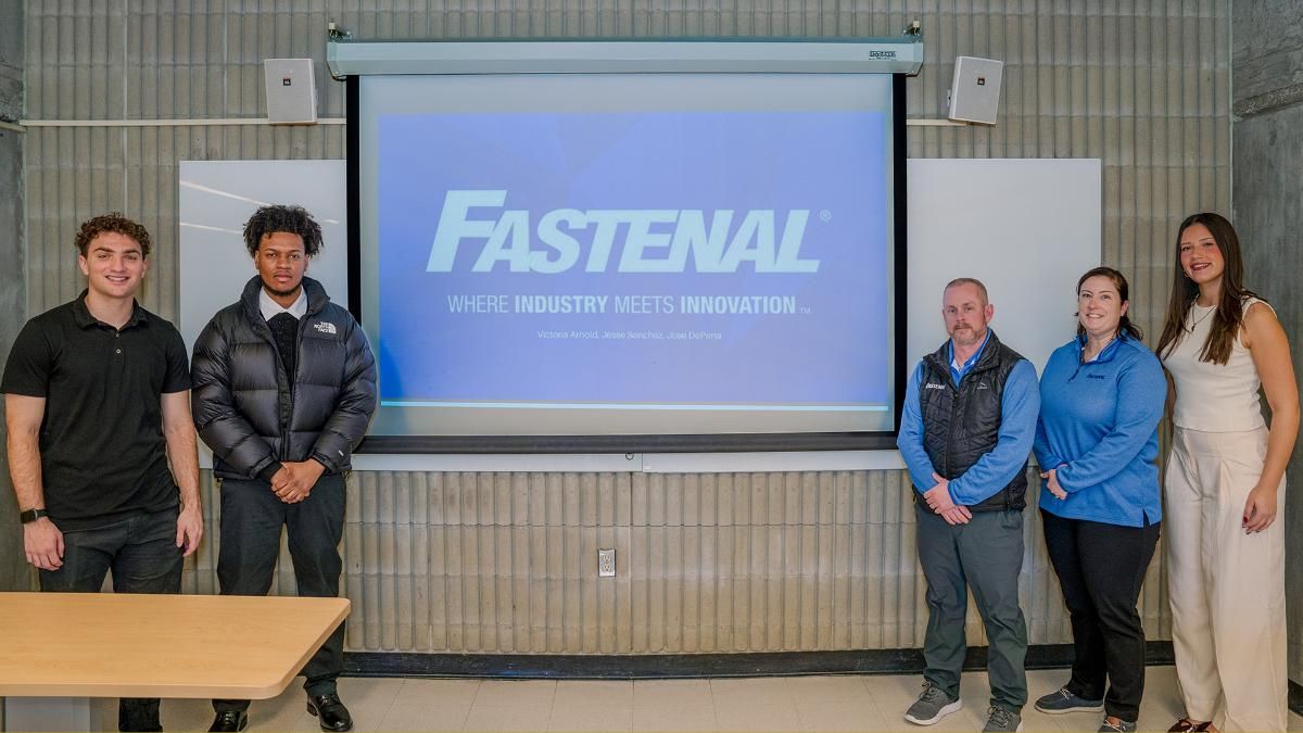Management students partnered with Fastenal as part of their capstone course