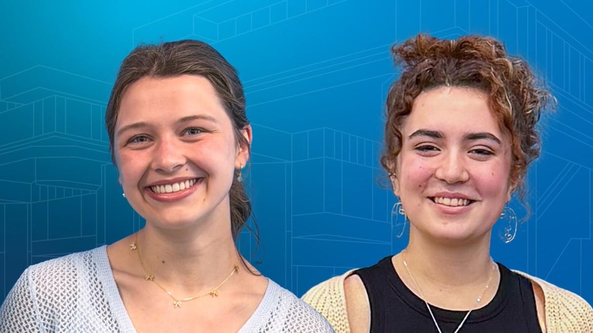 Rachel Krula and Mary Kudarauskas