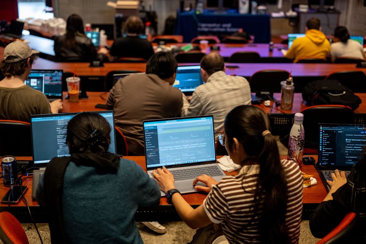 UMassD students at the 2026 Cybersecurity Hackathon