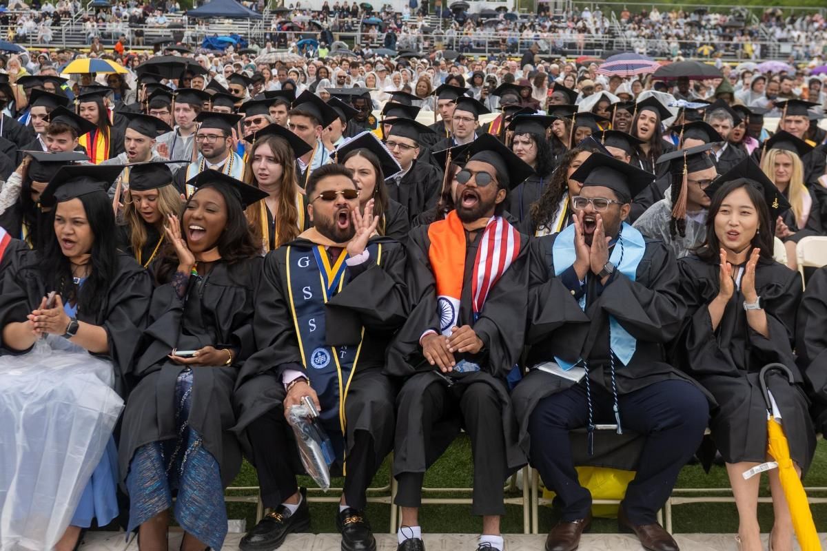 Students pictured at Commencement 2026.