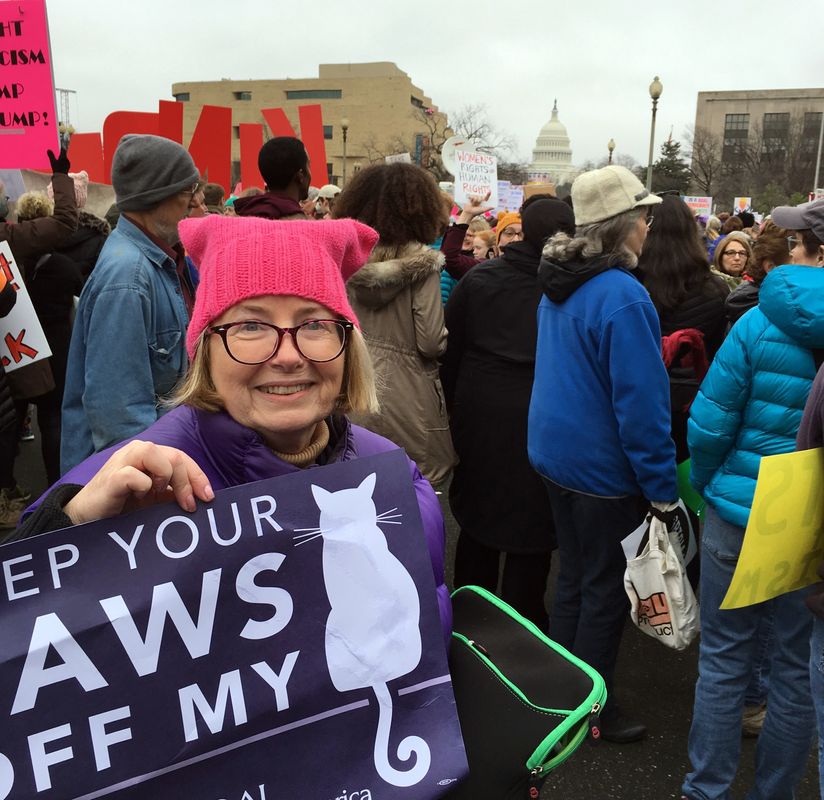 Law professor Margaret Drew in Washington, D.C., January 21, 2017