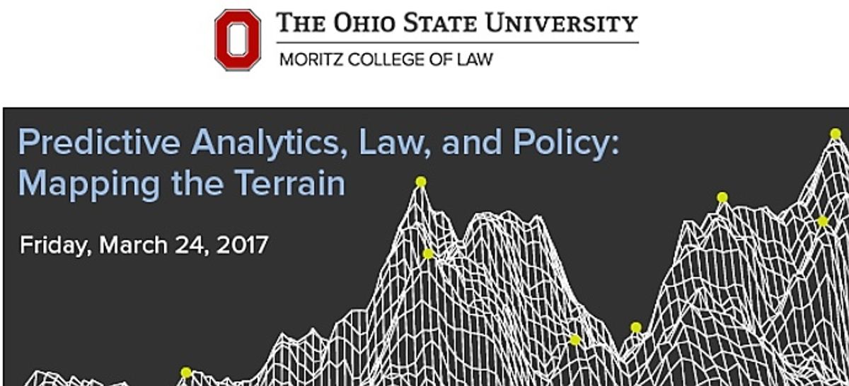Ohio State University Symposium cover, March 2017; attended by Law Professor Shaun Spencer