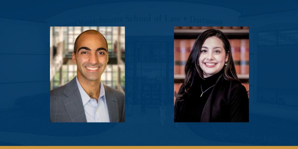 Rising 2L Joseph Bukuras (left) and rising 3L Paulina Aguilar Delgado (right).