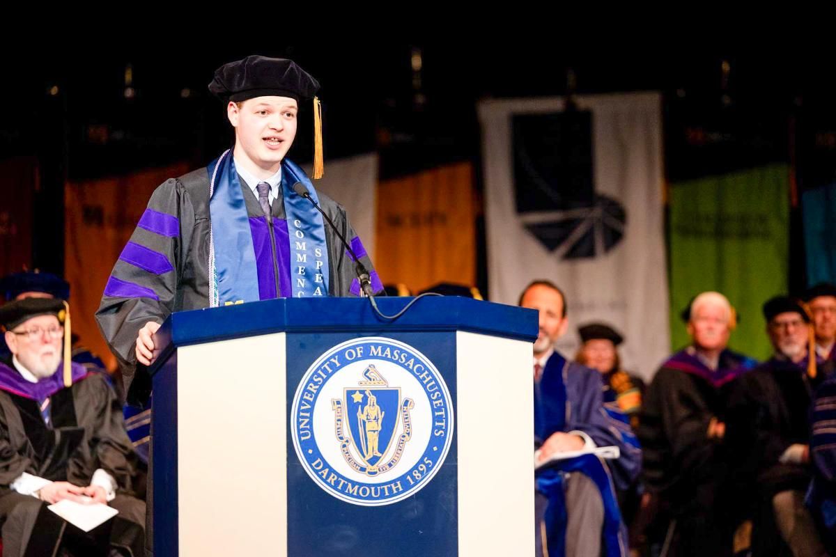 Student speaker Jack Lovely, class of 2025