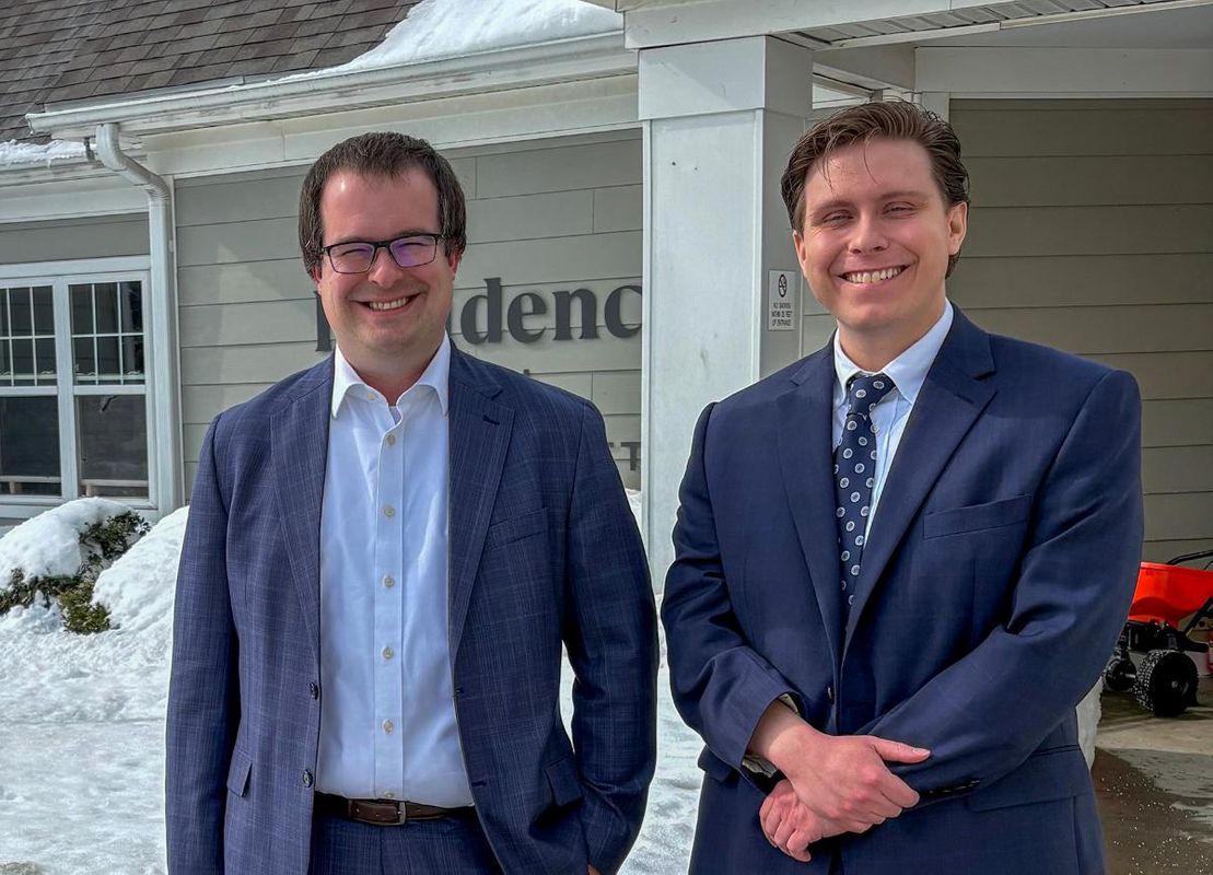 Professor Michael Smith (left) and Attorney David Emerson (right).