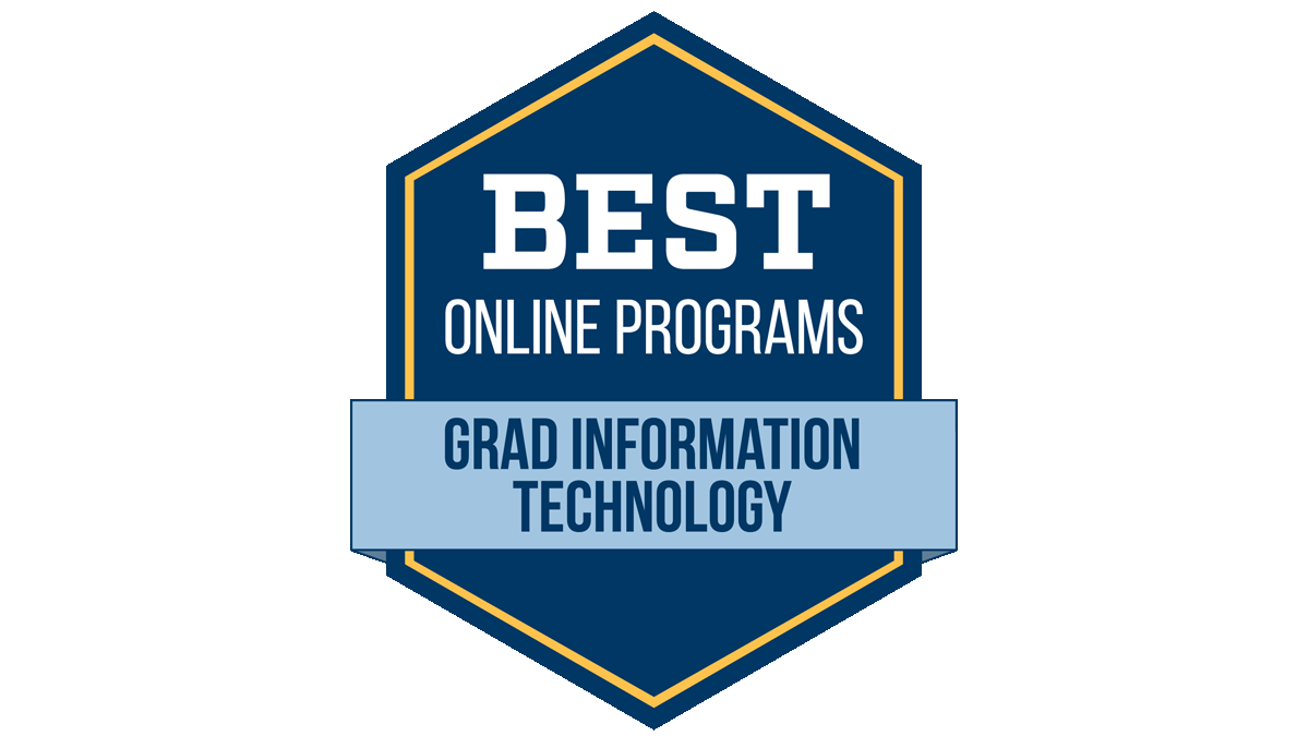 Best Online Programs Grad Information Technology Badge