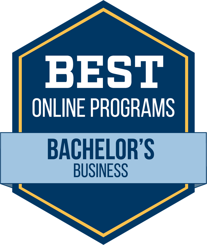 Best Online Programs Bachelor's in Business rankings badge