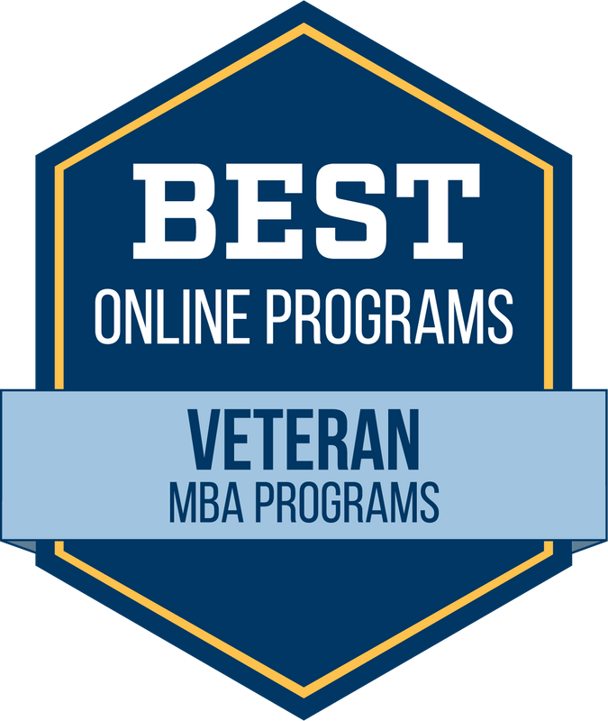 Best Online Programs: Veteran MBA Programs rankings badge