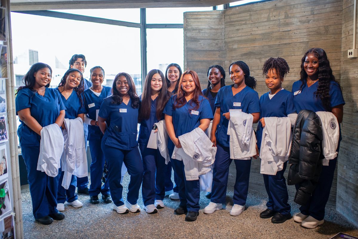 Nursing Students at White Coat Ceremony