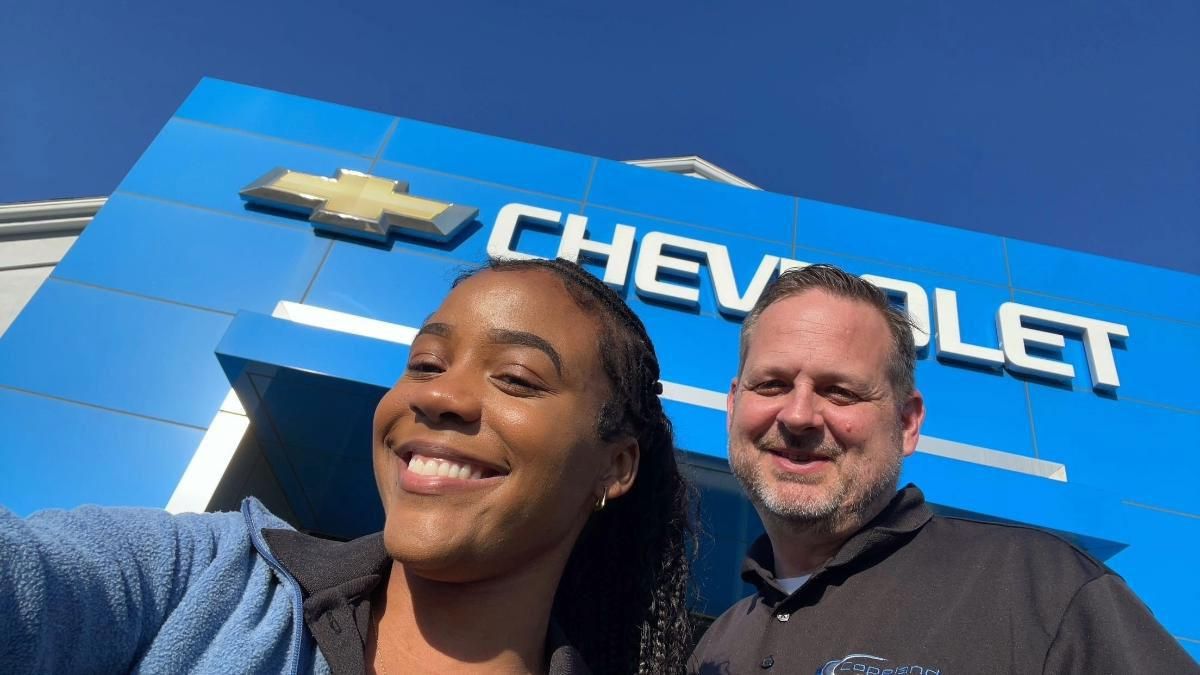 Kadijah Young '25 at work