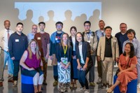 Hubei students with faculty and staff