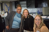 Jennifer Vincent and Kimberly Scott at a Career Fair