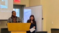 BayCoast Scholars share their story and thank leaders at BayCoast bank, Bristol Community College, and UMass Dartmouth for making the program possible