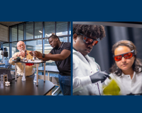 S-STEM scholars Davidson Joseph and Clivens Joseph