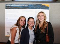 Nursing students with their research poster at Scholarship Day 2026