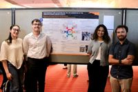 Nursing students with their research poster at Scholarship Day 2026