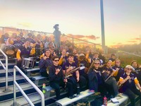 Corsair band in football stands