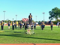 Corsair Band on the field