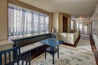 Paula Becker, handwoven historical reproduction of a Loja Saarinen Curtain, assisted by Sim Rosseau. Photo Credit: James Haefner/ Cranbrook Center for Collections and Research