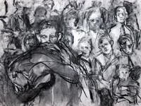 Prep School, 2016, film still from stop motion animation “Bullet Eyes”, 0:58.