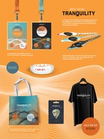 Tranquility Festival (Merchandising), 2021, mixed media