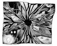 Dream 2, 2020, ink illustration, 6.75 x 5.44 inches