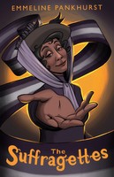 Emmeline Pankhurst, 2021, digital illustration, book cover, 11x17