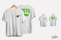 Bolts Slime Tee Mockup, 2021