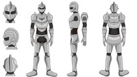 Mecha Knight (Character Design), Jan 31, 2020, character design for Mecha Knight