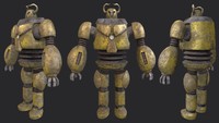 Striker Armor (3D Model), Nov 24, 2020, a 3D model of the alternate design for a mechanized suit of armor