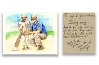 Shawn, 2021, colored pencil and watercolor, 12x16