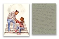 Jake, 2021, colored pencil and watercolor, 12x16