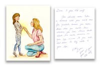 Jessica, 2021, colored pencil and watercolor, 12x16