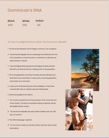 DNA, 2021, trying to show the diversity of the country by showing the DNA and how there are things   that make Dominicans unique. Inform others with some facts about the Dominican Republic.