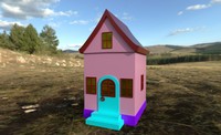 Cottage , 2021, 3d modeled house asset, 1200x731