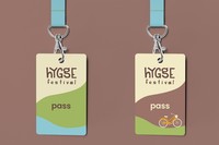 Hygge Festival, 2021, hygge festival event passes with lanyards