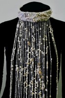 Dirty Dishes (detail), 2021, cloisonne enamel,sterling silver, freshwater and man made pearls, mixed materials