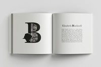 Elizabeth Blackwell, 2021, visual biography, 8.5 in x 8.5 in