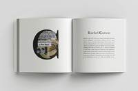 Rachel Carson, 2021, visual biography, 8.5 in x 8.5 in
