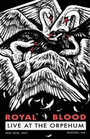 Royal Blood, 2021, digital illustration, 11x17