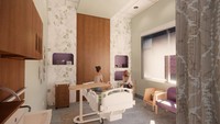 Patient Room, 2021, clinical patient room