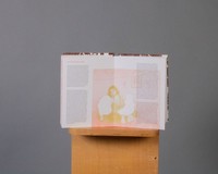 For The Sake of Me sixteenth spread, 2022, the second informational spread Cultural Understandings of Money, 7.75x11.75 in