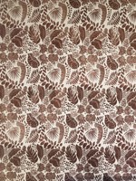 For The Sake of Me repeated wallpaper install floor to ceiling, 2022, 144x54 in