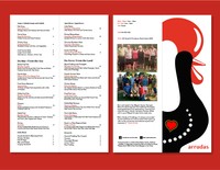 Arrudas Restaurant Takeout Menu, 2022, 8.5 X 11.12 matte cardstock