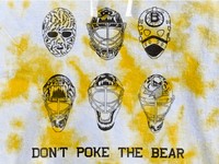 The Bear, 2022, Boston Hockey t-shirt design closeup, 10 x 10 in