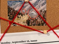 Neighborville, 2022, a photo of outside the military compound, 4 x 6 in