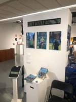 Lucy Little Running Exhibition, The Lucy Little Running brand on full display